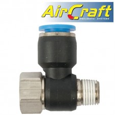 PU HOSE FITTING TEE 8MM X 1/8'F X 1/8'M